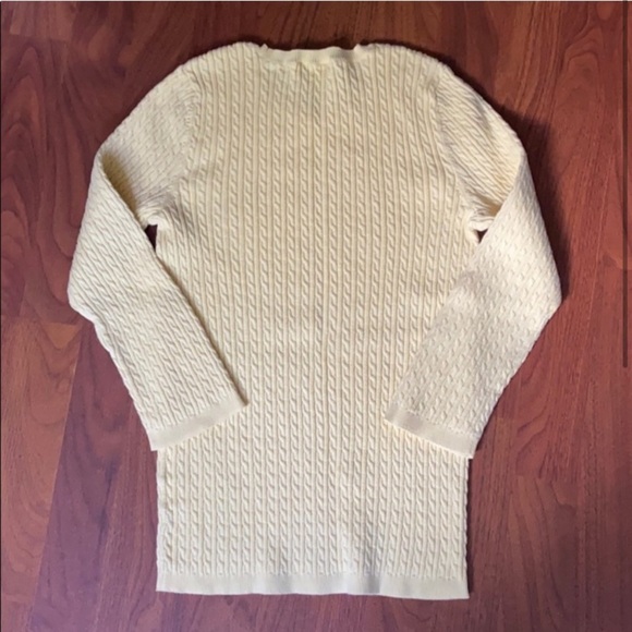 Anne Klein Yellow Sweater - Picture 2 of 4